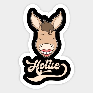 Donkey Girl Hottie Sticker